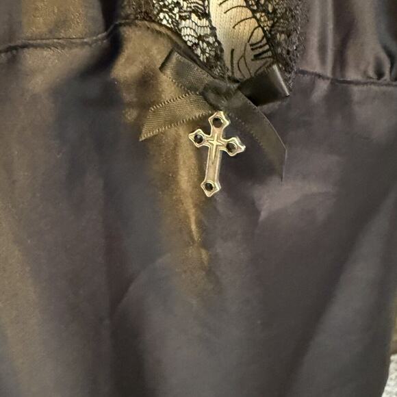 Killstar Fatal Farewell Nightdress Sz 4XL Black Goth Lace Vampire Dark Romantic - Picture 3 of 14